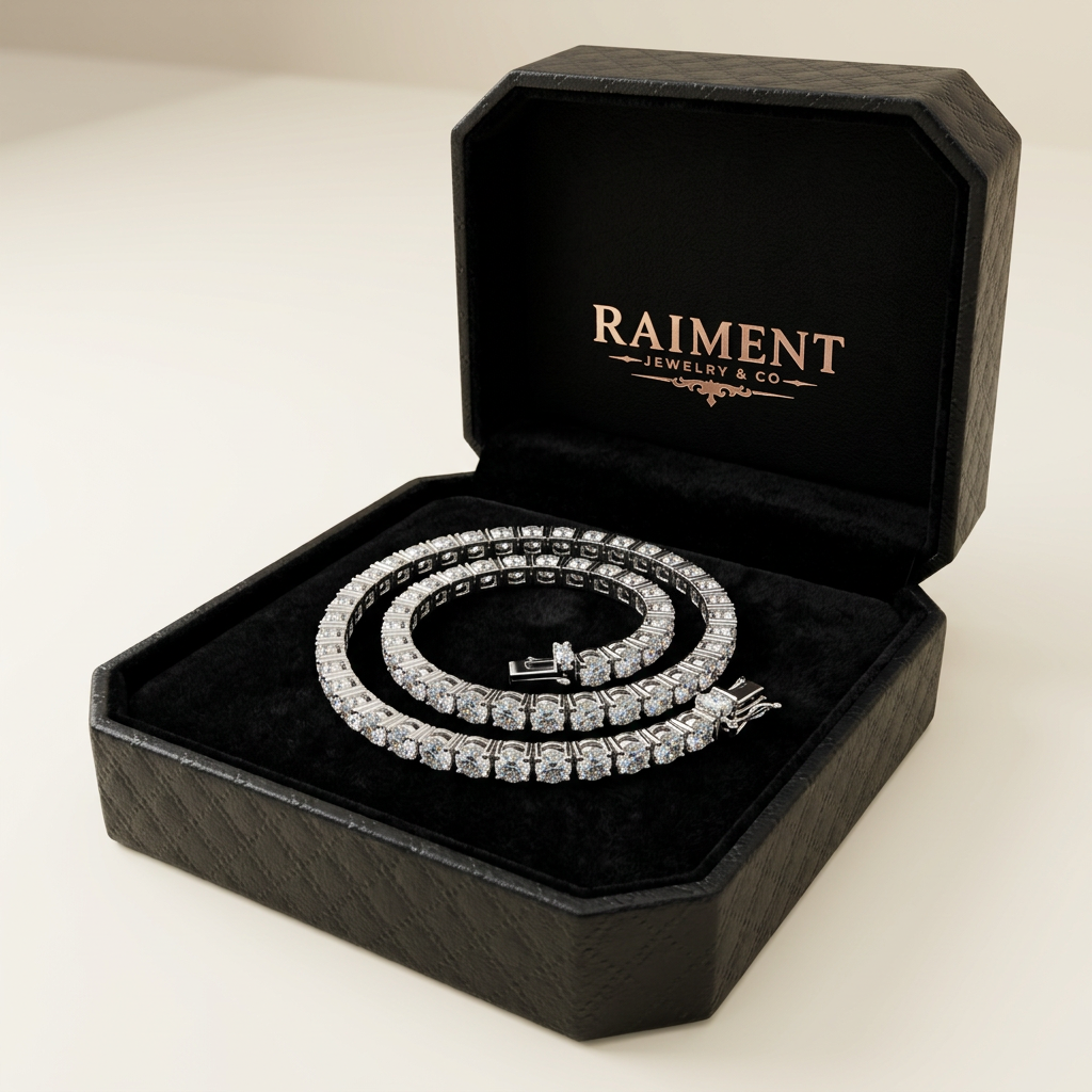 Moissanite Tennis Bracelet - in Raiment box