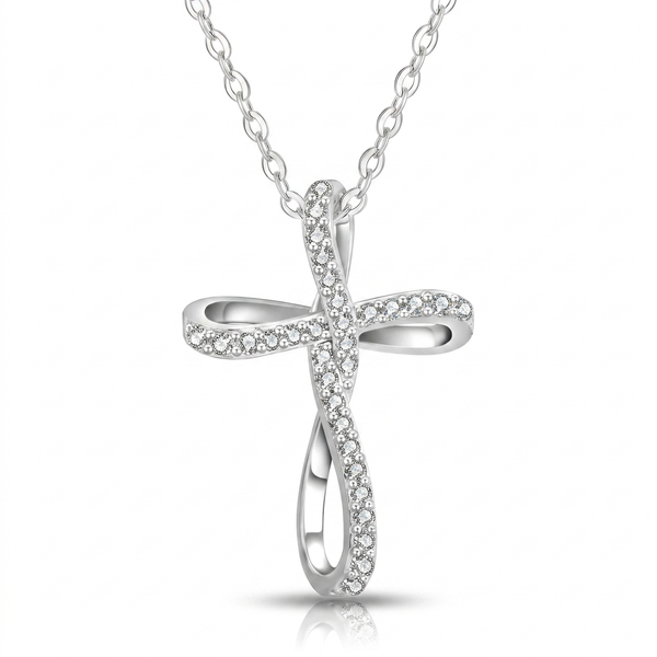 Moissanite Cross Pendant