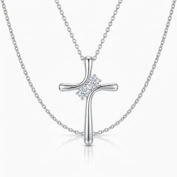 Moissanite Cushion Pendant