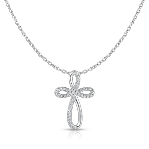 Moissanite Halo Pendant