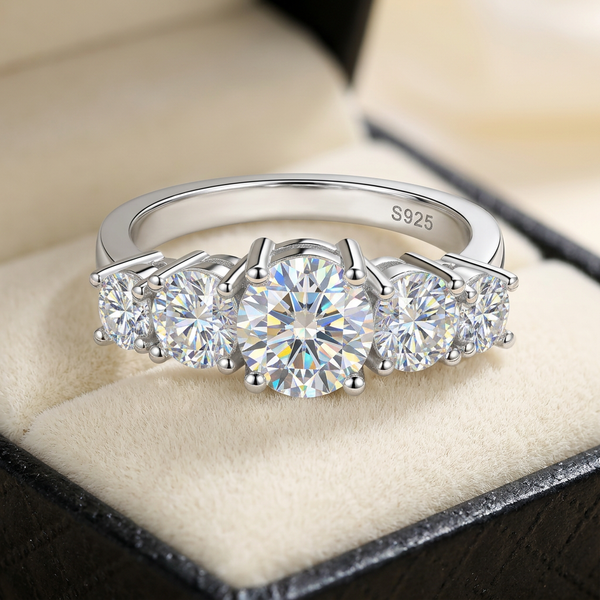 Men's Moissanite Channel Ring 1.00ct
