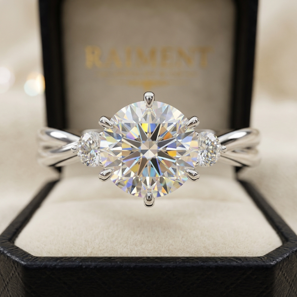Men's Moissanite Polished Ring 1.00ct