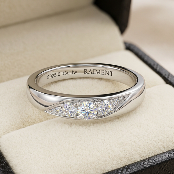 Moissanite Trio Cluster Ring 1.00ct