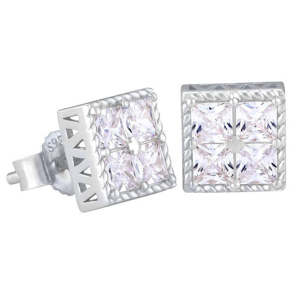 CZ Flower Earring