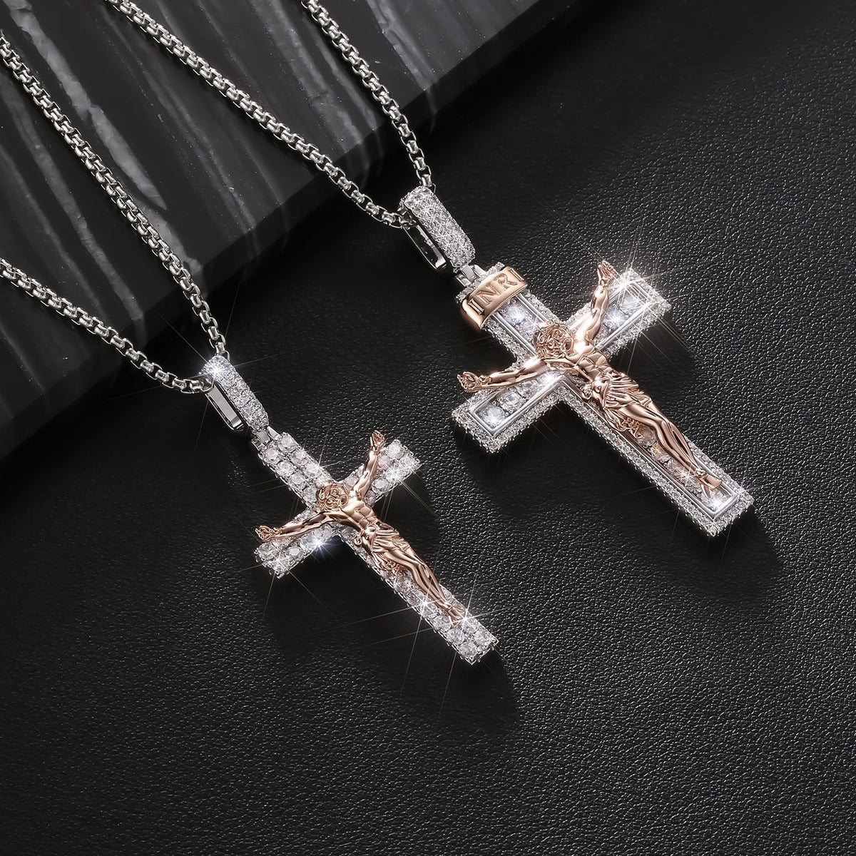 CZ Cross Pendant