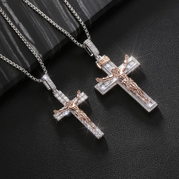 CZ Cross Pendant