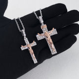 CZ Cross Pendant