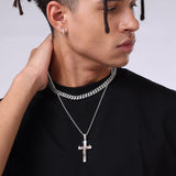 CZ Cross Pendant