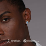 CZ Blue Chandelier Earring