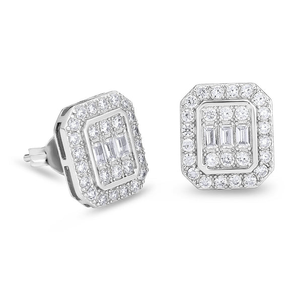 CZ Large Stud Earring