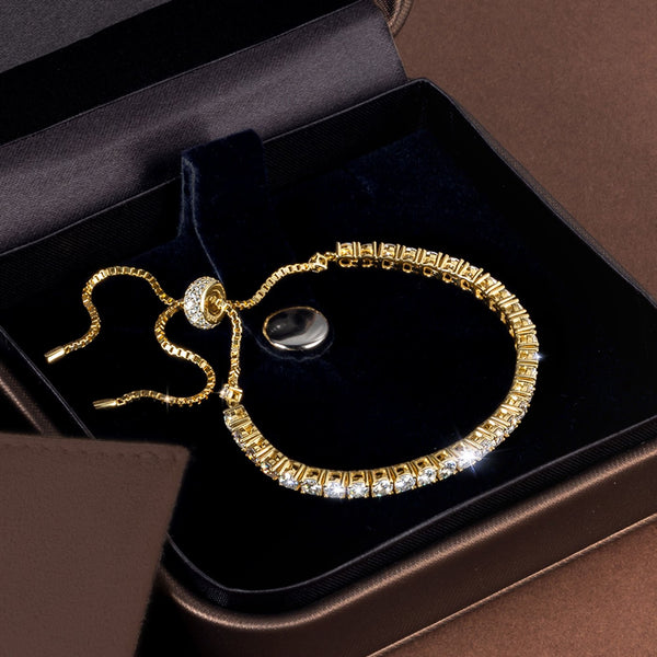Moissanite Tennis Adjustable