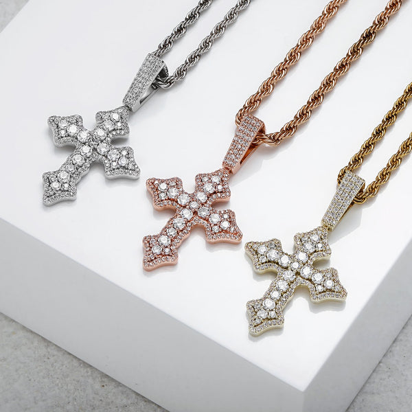 Square Moissanite Pendant