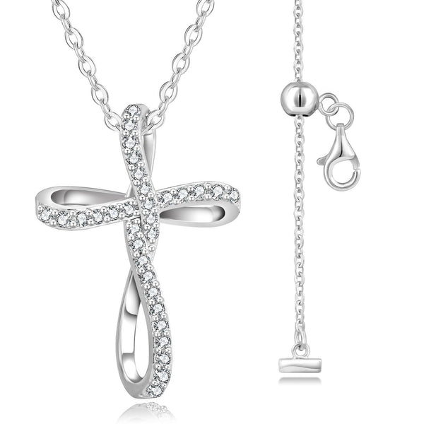 Moissanite Cross Pendant