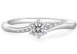 Moissanite 6-Claw Bypass Ring