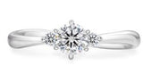 Moissanite 6-Claw Twist Ring