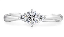 Moissanite 6-Claw Twist Ring
