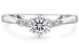 Moissanite Petite Solitaire Ring