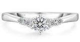Moissanite Petite Solitaire Ring