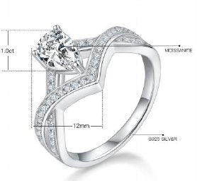 Moissanite Ring 10