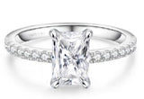 Moissanite Curved Pave Band Ring 0.04ct
