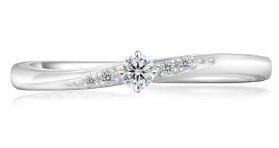 Moissanite Pave Band Ring 0.07ct