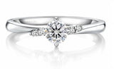 Moissanite 4-Claw Petite Solitaire Ring